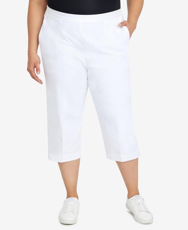 Womens Alfred Dunner Denim Capri Pants Product Image