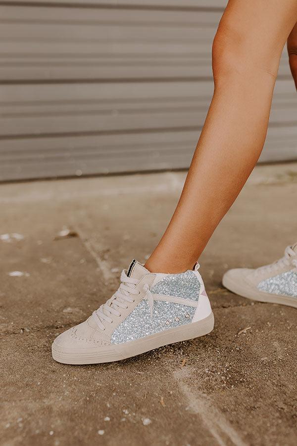 The Hazel Vintage Glitter Sneaker Product Image