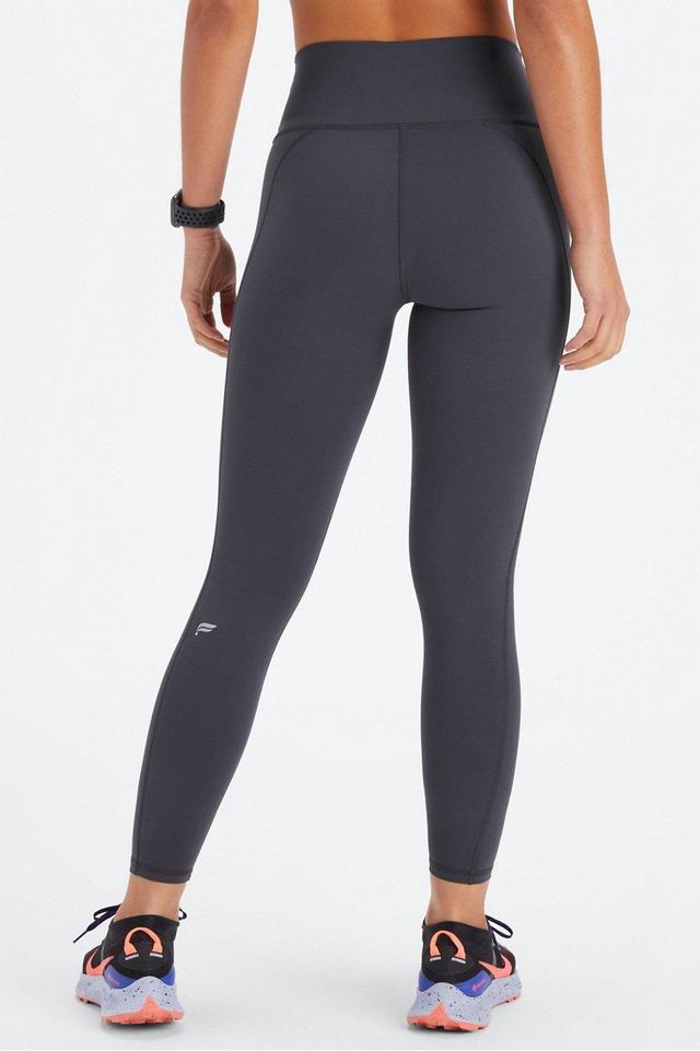 Fabletics Define High-Waisted Legging Womens Pewter plus Size 1X Product Image