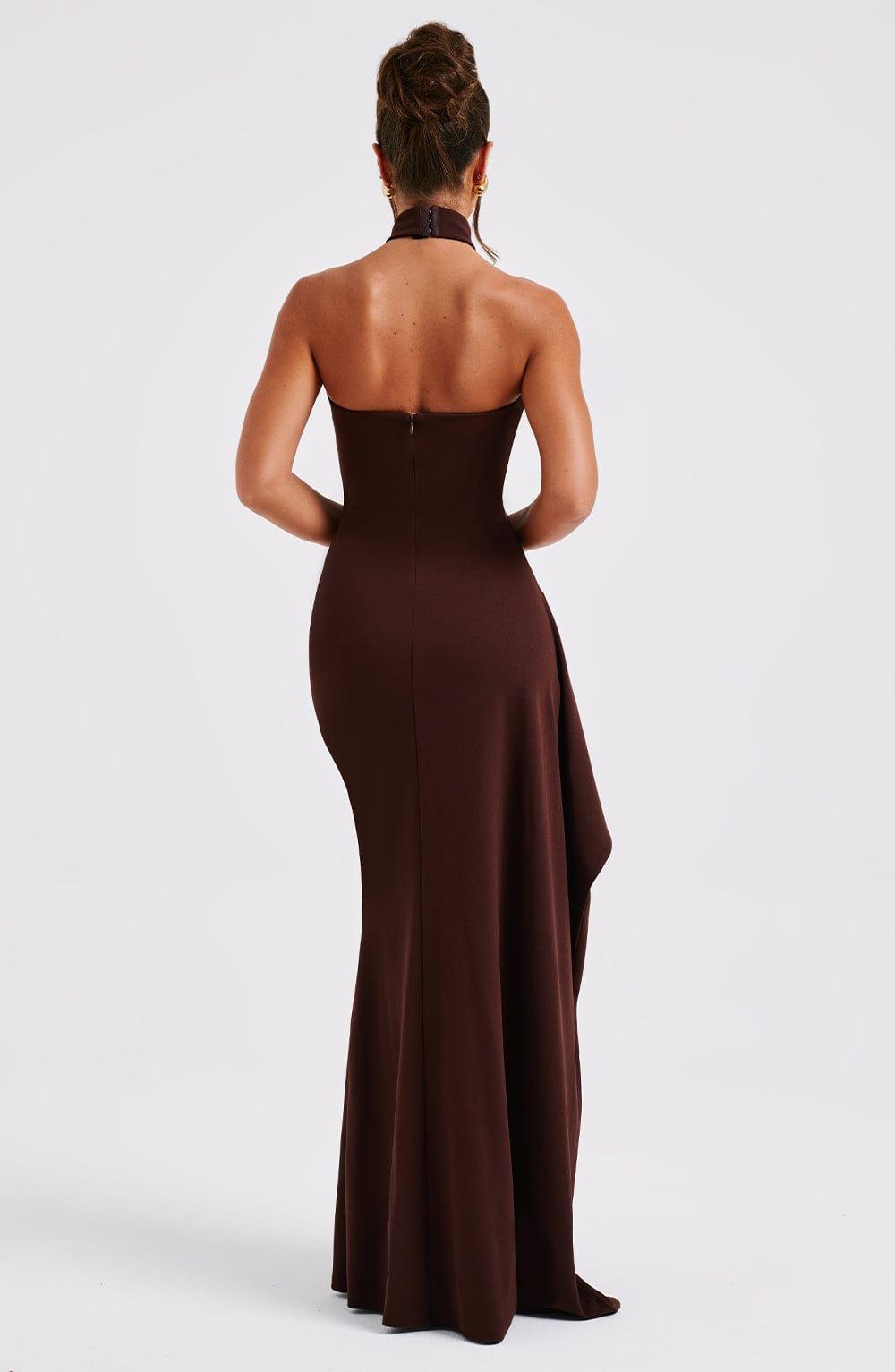 Isadora Maxi Dress - Chocolate Product Image