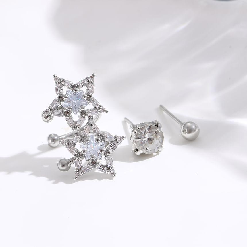 Rhinestone Earring Set Product Image