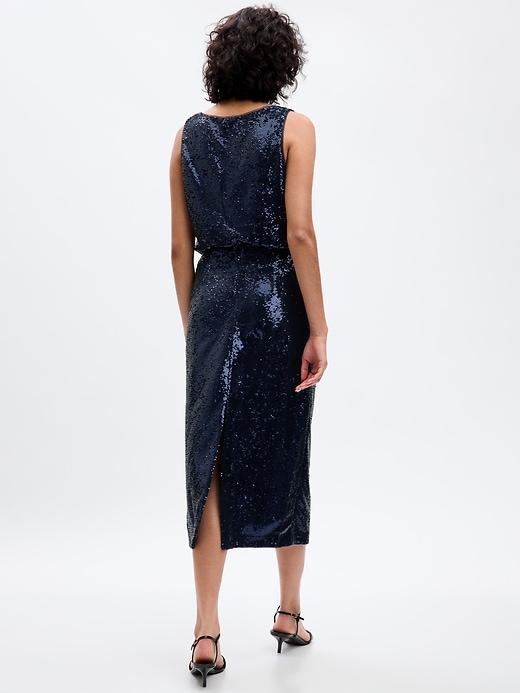 Sequin Midi Pencil Skirt Product Image