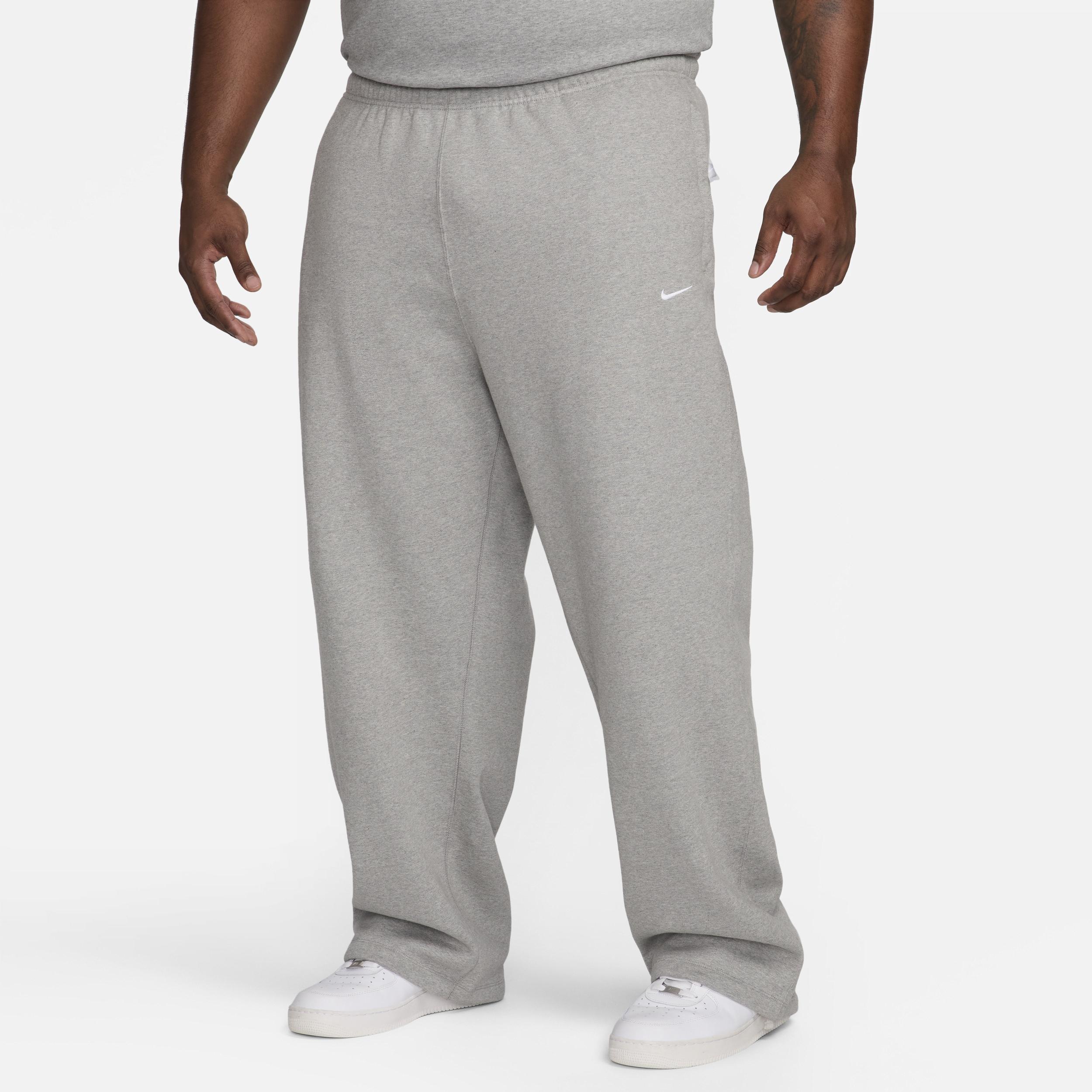 Men's Nike Sportswear Swoosh Open-Hem Fleece Pants Product Image