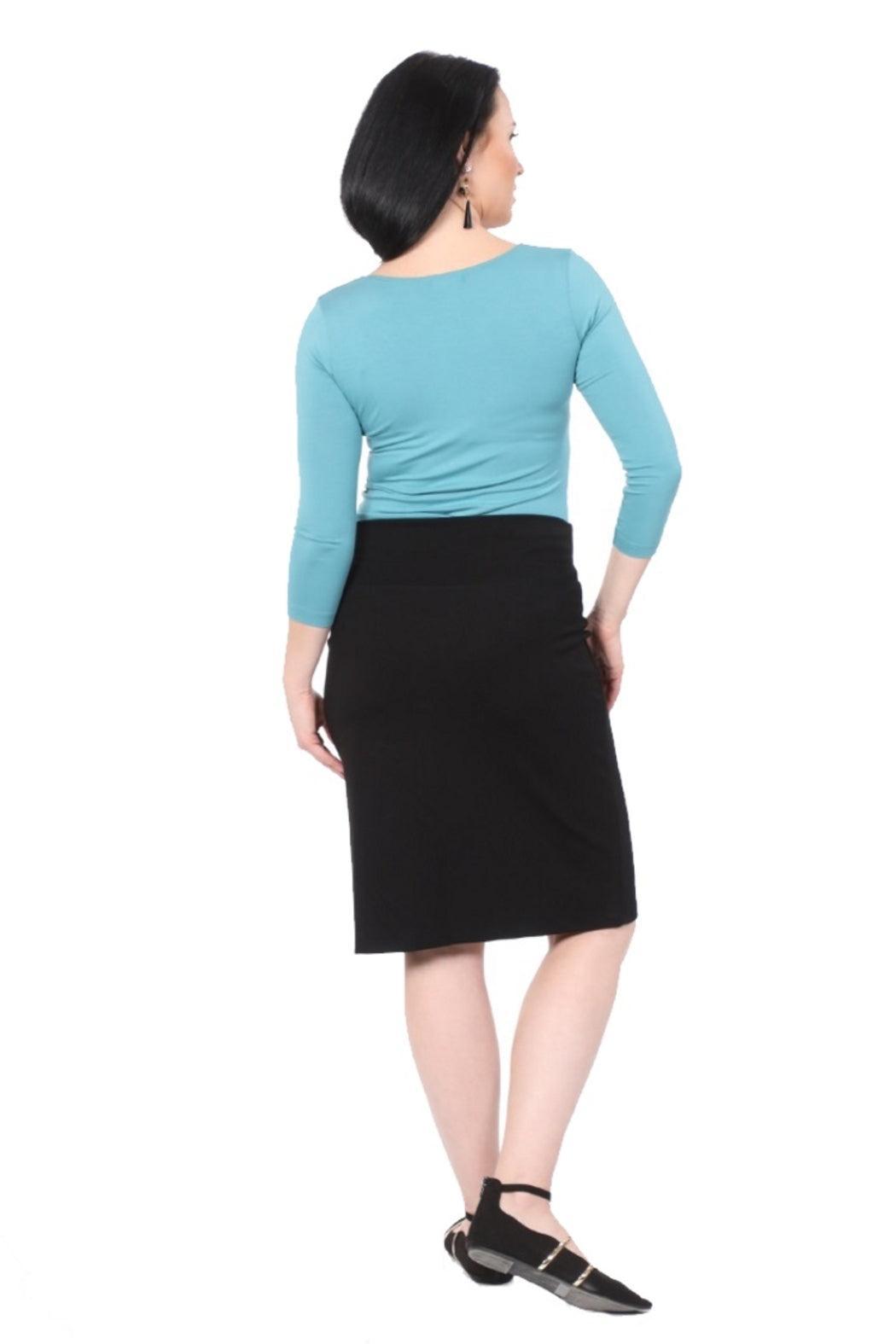 Women's Stretch Pencil Skirt Solids Female Product Image