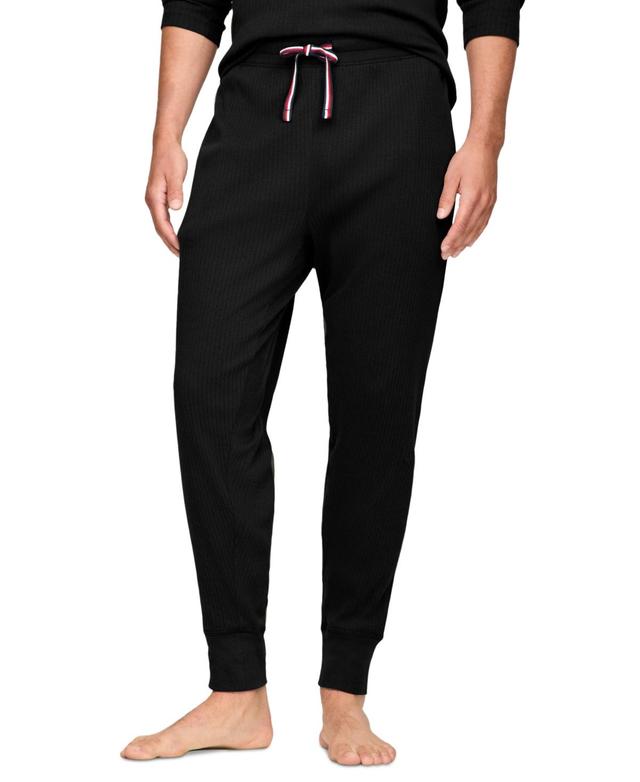 Tommy Hilfiger Mens Ribbed Jogger Pajama Pants Product Image