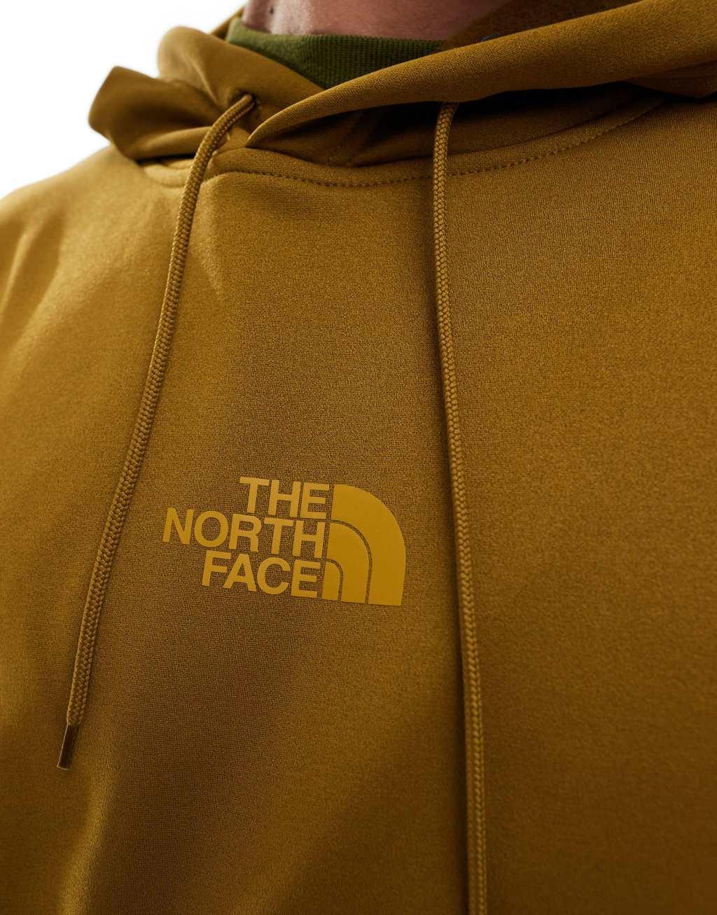 The North Face Horizon fleece pullover hoodie in mustard Product Image