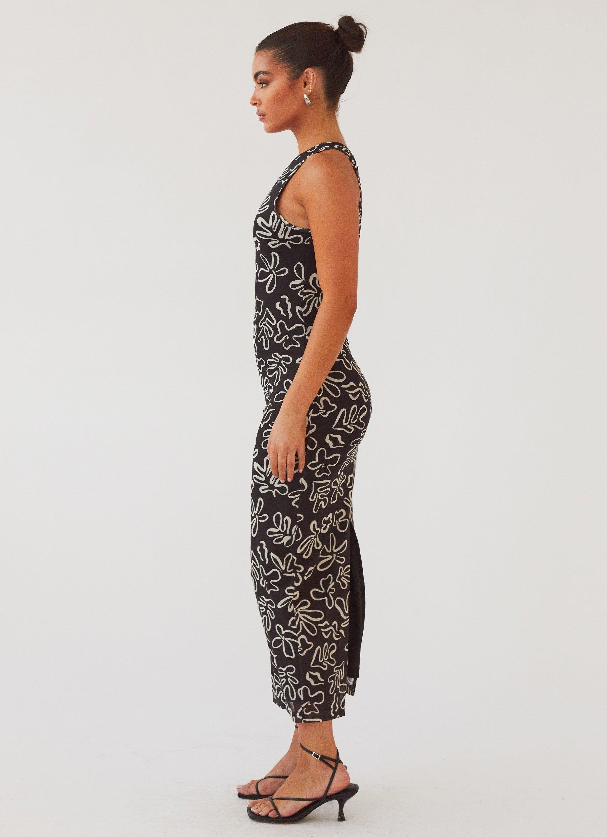 All Eyes On Me Maxi Dress - Petal Gloom Product Image