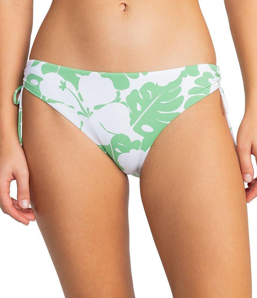 Roxy OG Roxy Beach Classics Floral Print Side Tie Hipster Swim Bottom Product Image