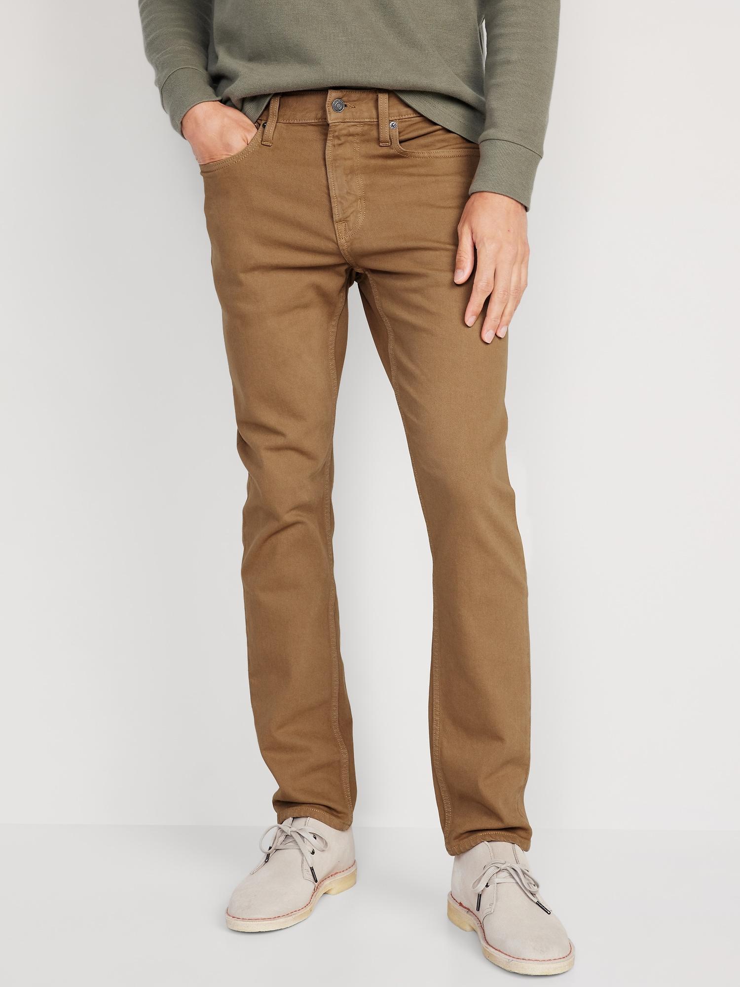 Slim Five-Pocket Pants for Men Product Image