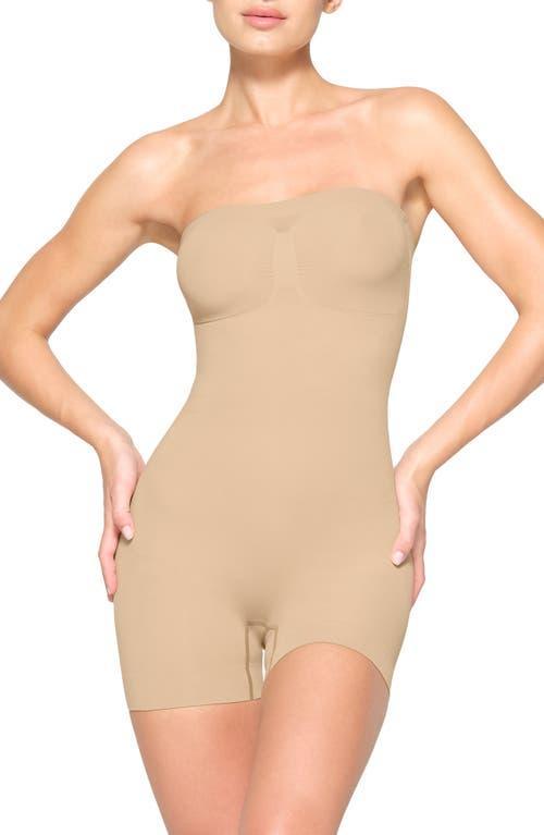 SKIMS Seamless Sculpt Strapless Shortie Bodysuit Product Image