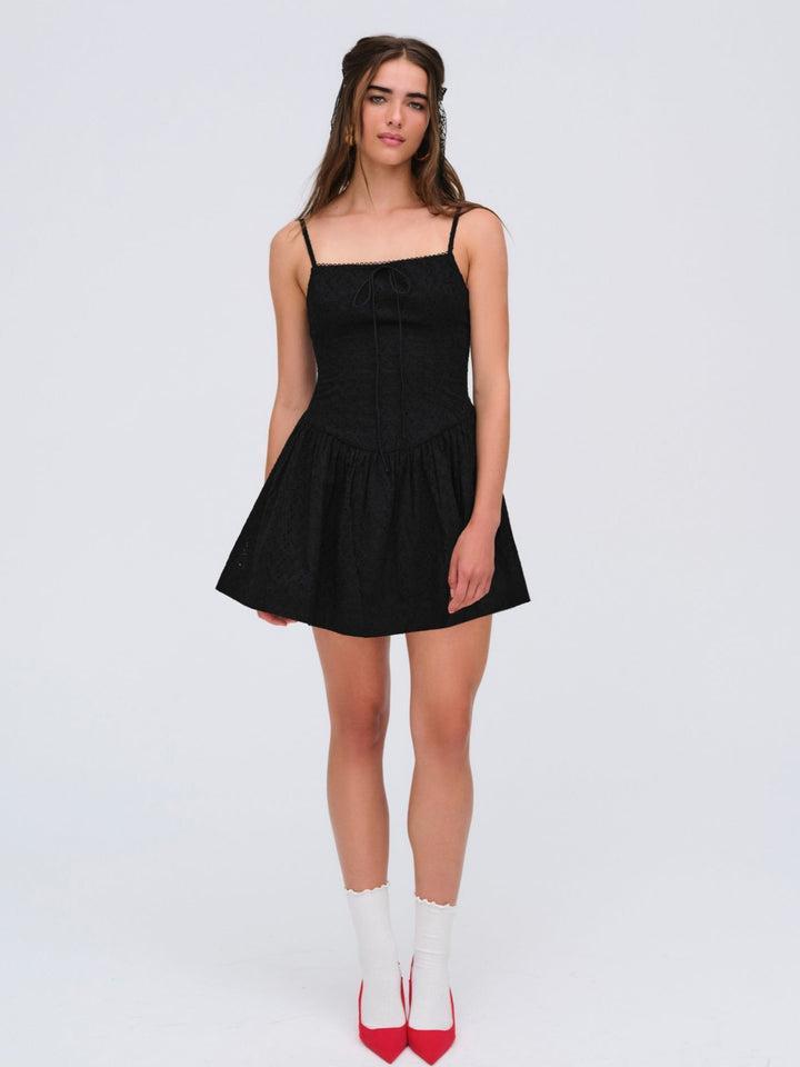 Beau Mini Dress — Black Product Image