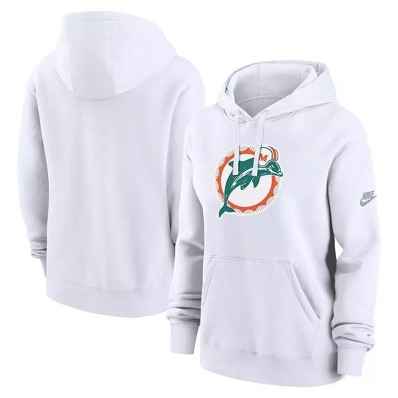 Womens Nike Miami Dolphins Club Fleece Pullover Hoodie product image