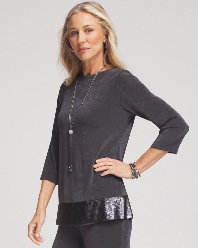 Travelers™ Sequin Trim Tunic Product Image