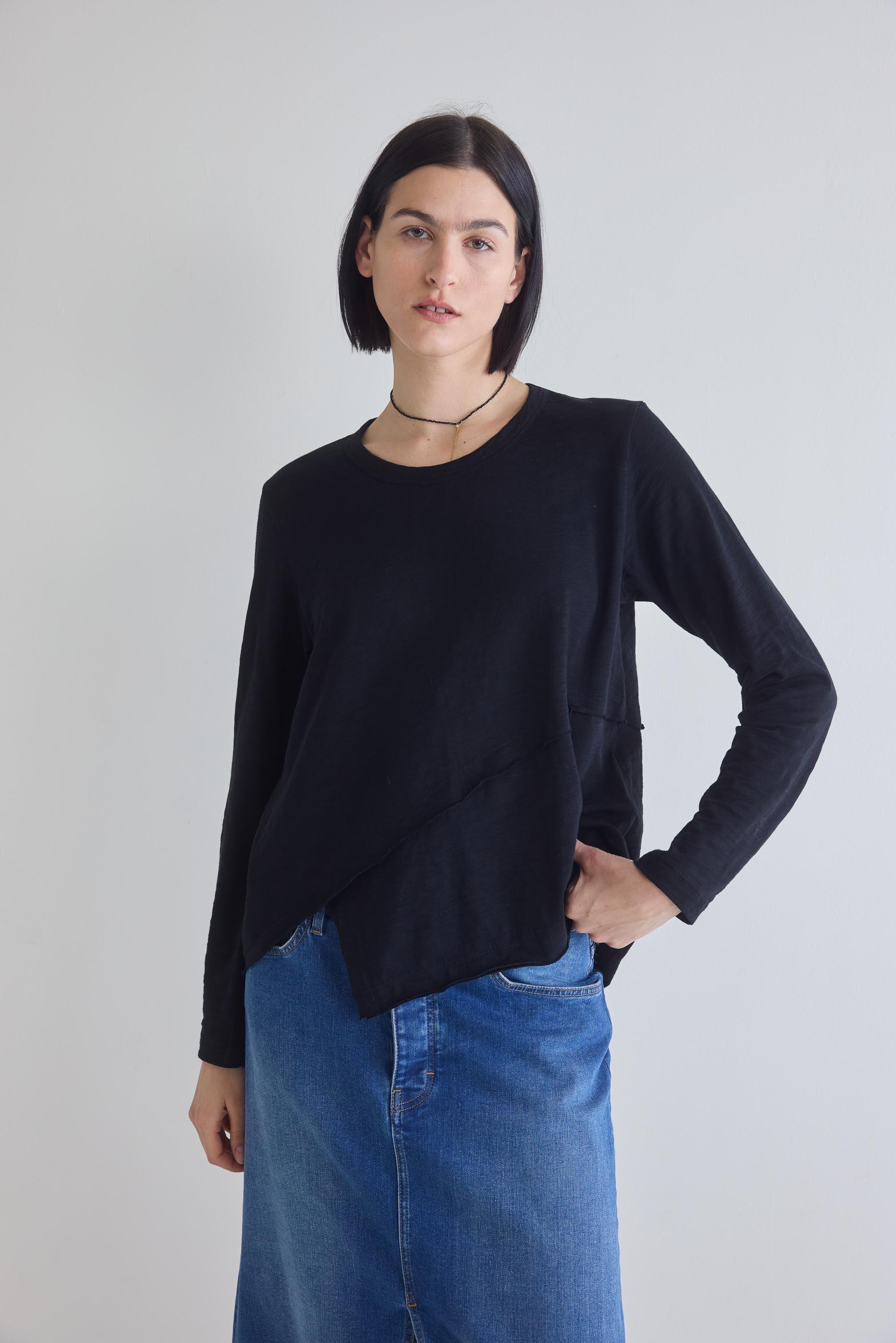 Inner Glow Asymmetric Long Sleeve Top Product Image