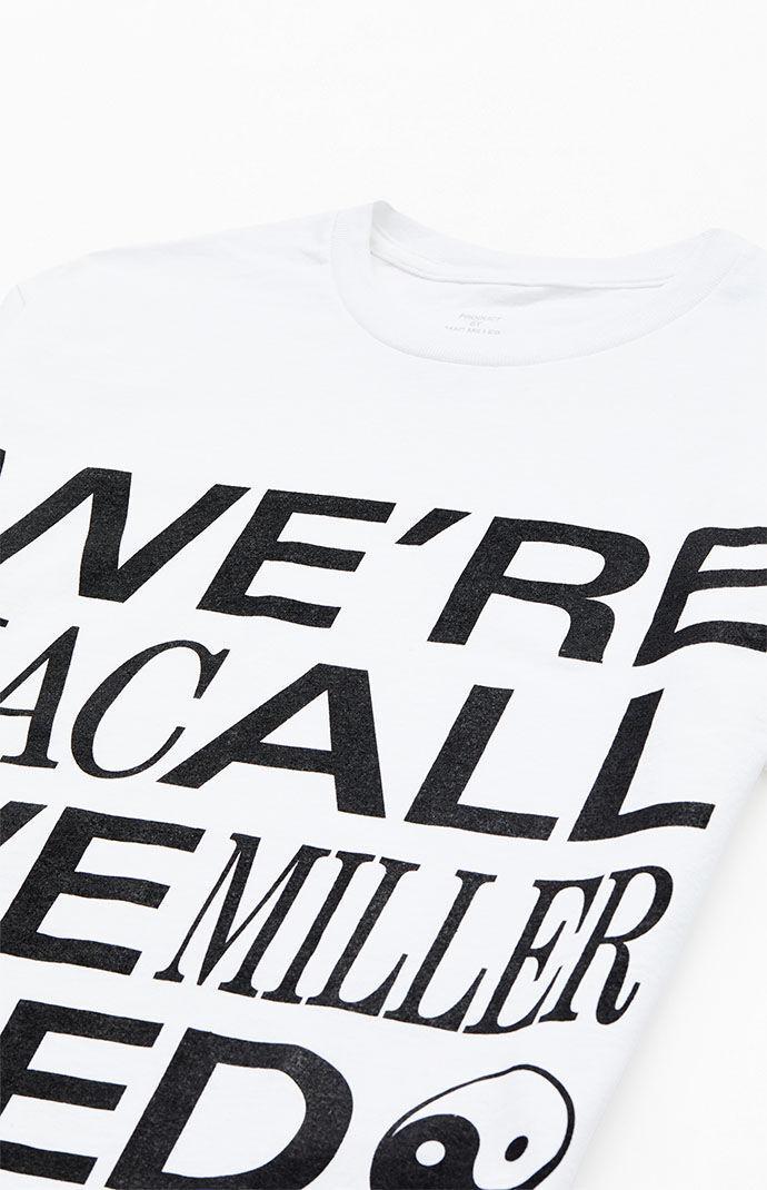 Men's Mac Miller We're All We Need T-Shirt in White/Black - Product Image