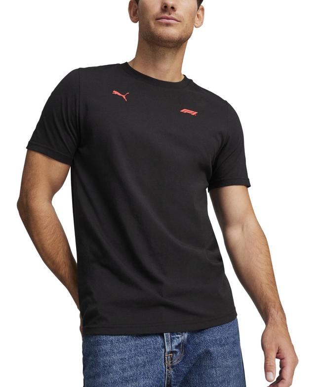 Puma Mens Regular-Fit F1 Logo Graphic T-Shirt Product Image