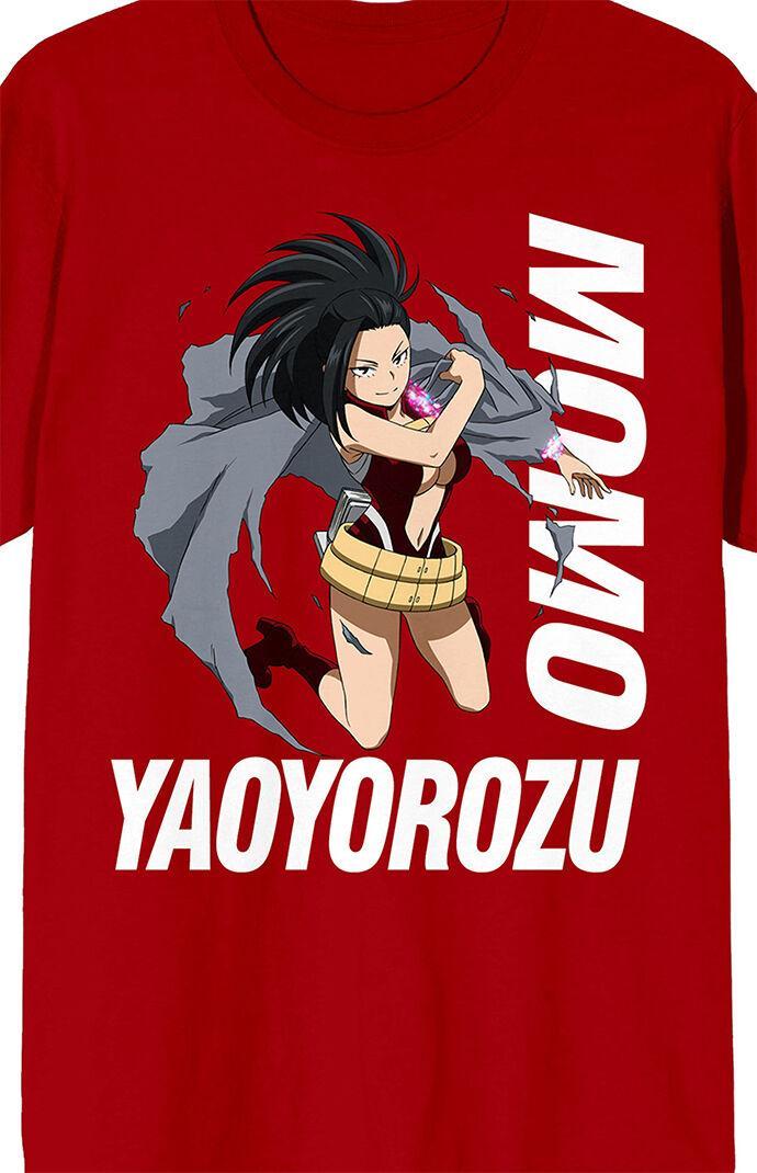 Mens My Hero Academia Momo Yao T-Shirt Product Image