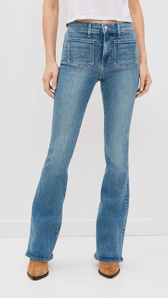 Veronica Beard Jean Beverly Skinny Flare Jeans | Shopbop Product Image