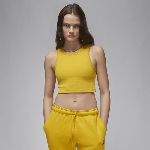 Jordan Womens Jordan Core Tank - Womens Yellow Ochre Product Image