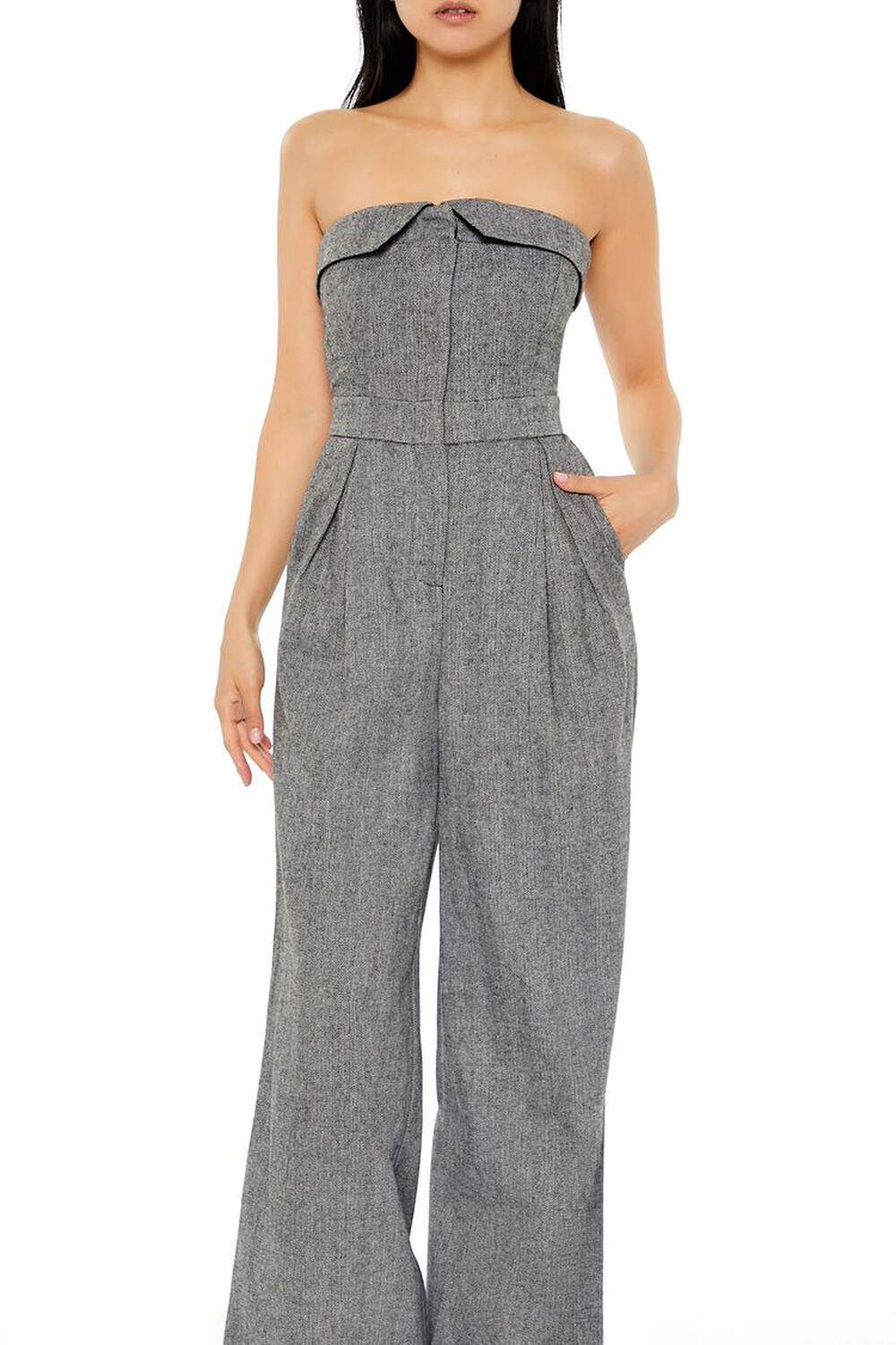 Strapless Wide-Leg Jumpsuit | Forever 21 Product Image