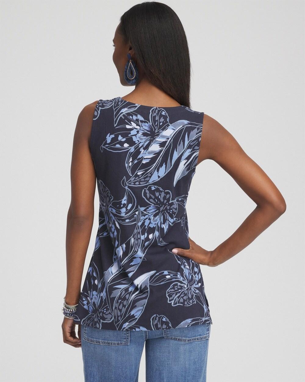 Floral Notch Neck Tank Product Image