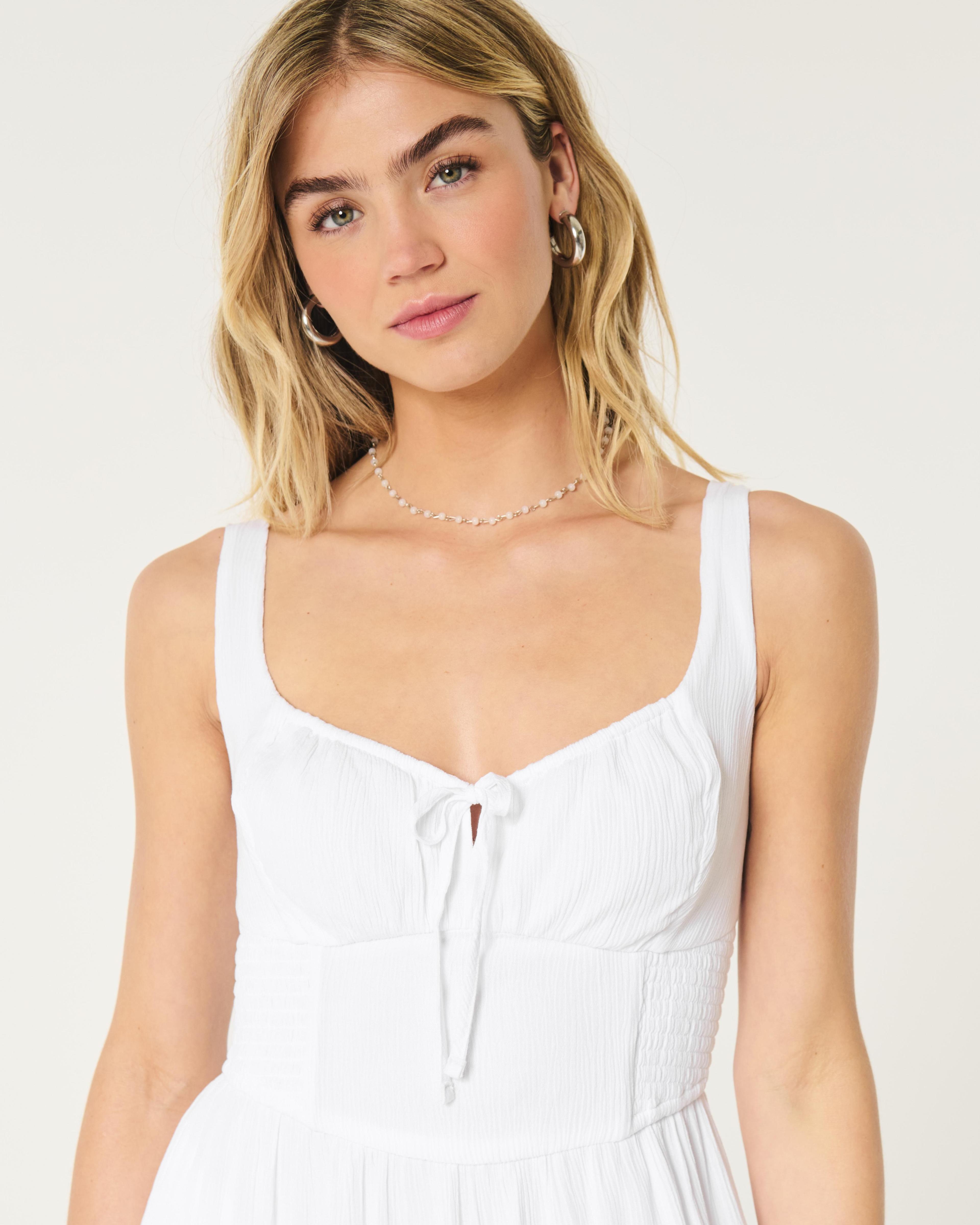 Hollister Sofia Side-Smocked Maxi Dress Product Image