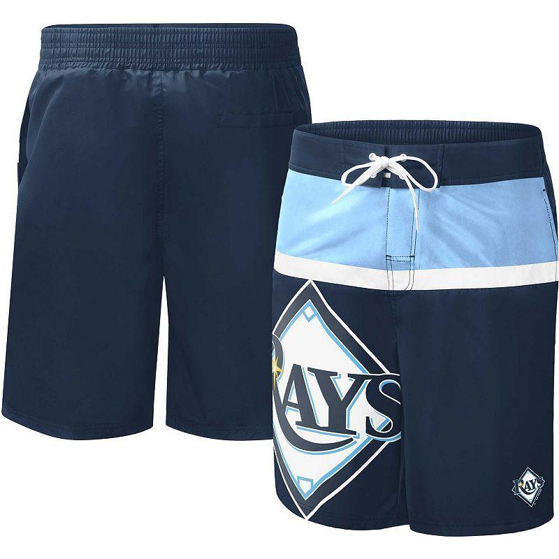 Mens G-III Sports by Carl Banks Tampa Bay Rays Sea Wind Swim Shorts Blue Product Image