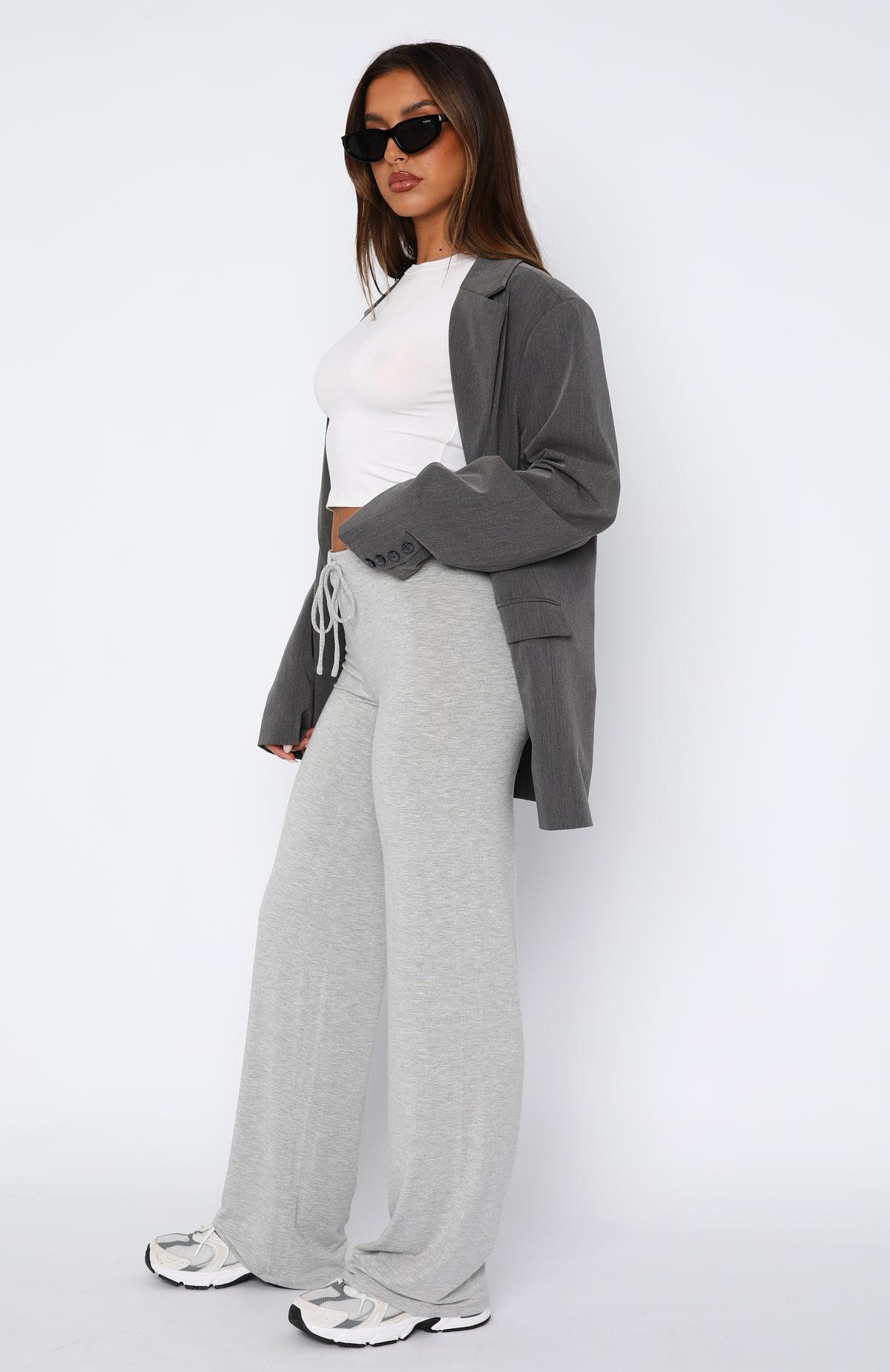 Something I'm Missing Pants Grey Product Image