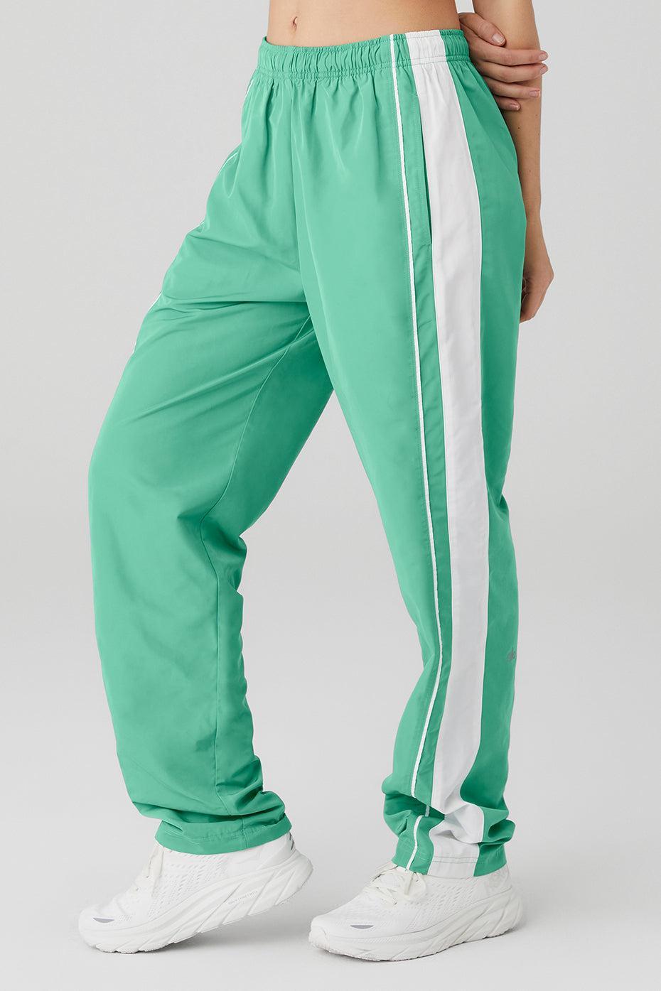 Racetrack Pant - Lettuce/White Female Product Image