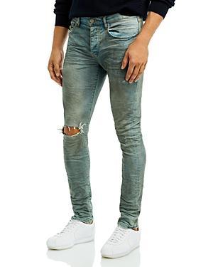 Purple Brand Skinny Fit Jeans in Light Dirty Wax Product Image