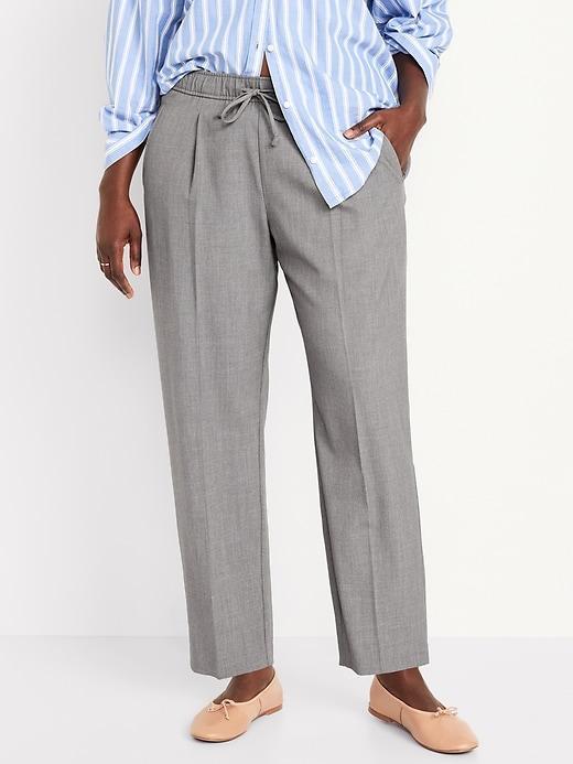 High-Waisted Billie Straight Trouser Product Image