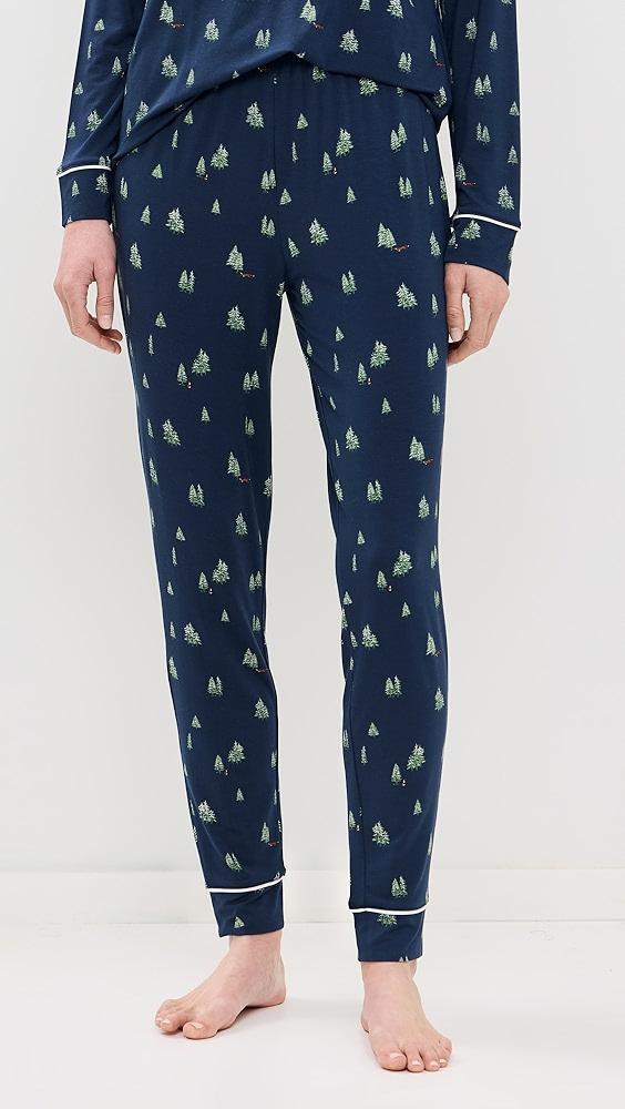 Eberjey Gisele Printed Crew PJ Set | Shopbop Product Image