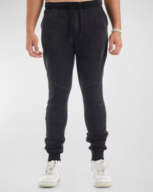 Mens The Bleecker Pintuck Knee Track Pants - BCI Cotton Product Image