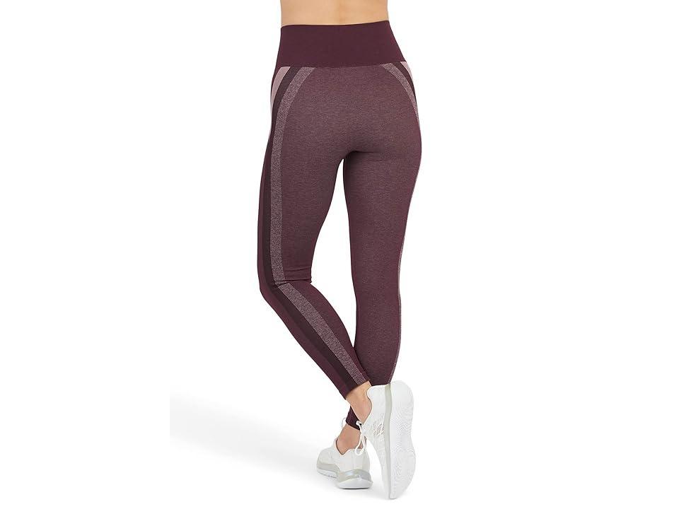 Spanx Spanx Active Seamless Track Stripe Leggings (Jammy Plum) Women's Casual Pants product image