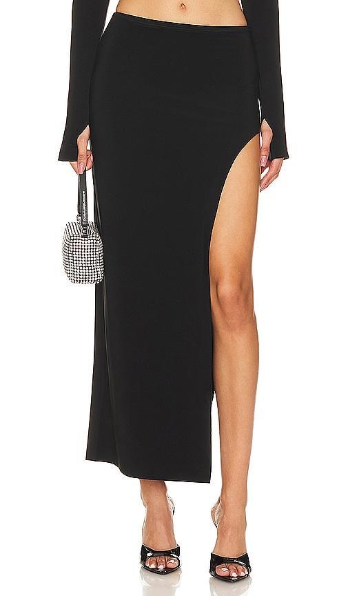 Norma Kamali Marissa Wide Slit Skirt Product Image