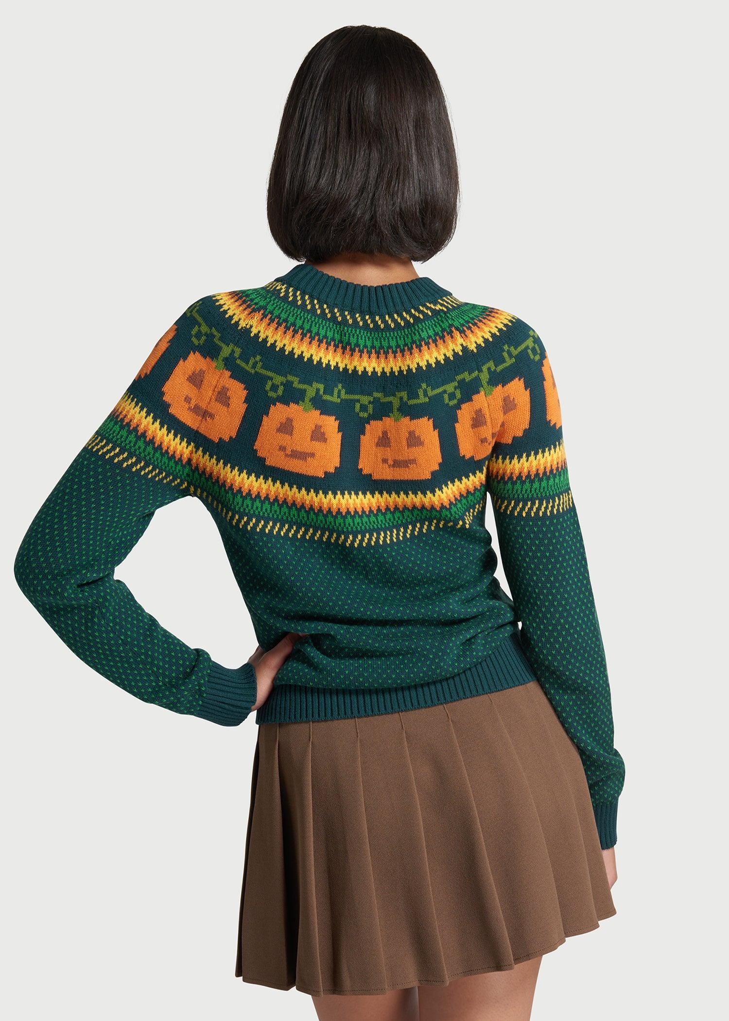 Give 'Em Pumpkin To Talk About Fair Isle Sweater Product Image