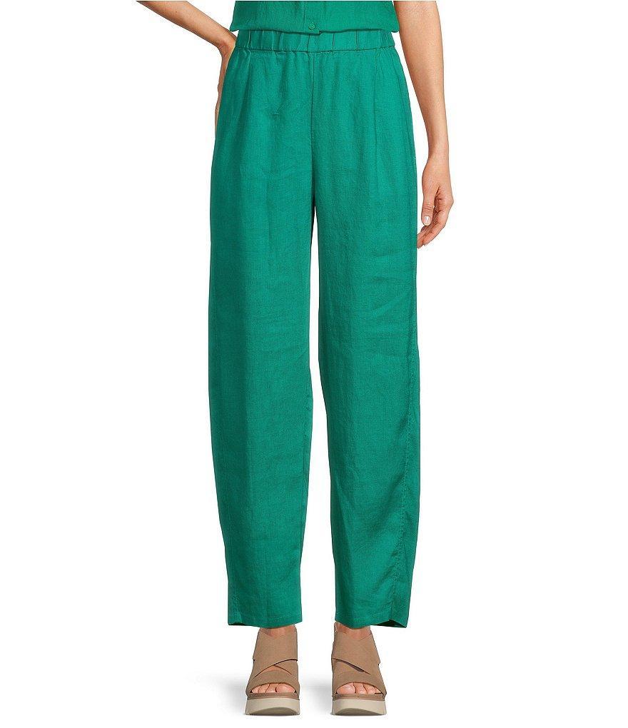 Eileen Fisher Ankle Pleated Lantern-Leg Pull-On Ankle Pant Product Image