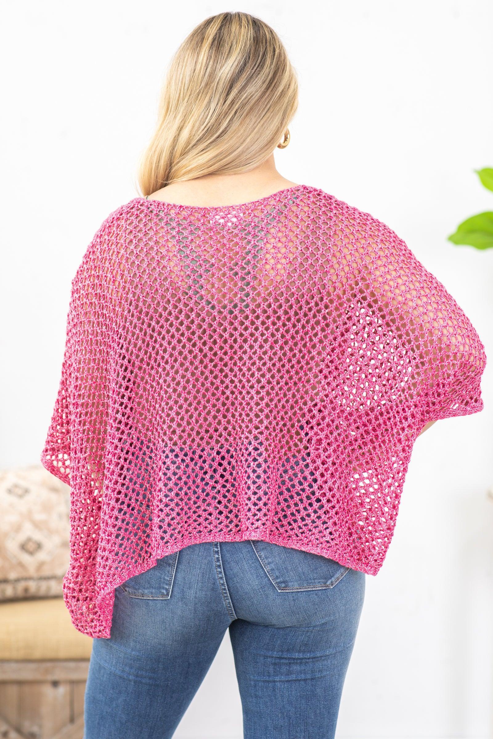 Dolman Sleeve Fishnet Top Product Image