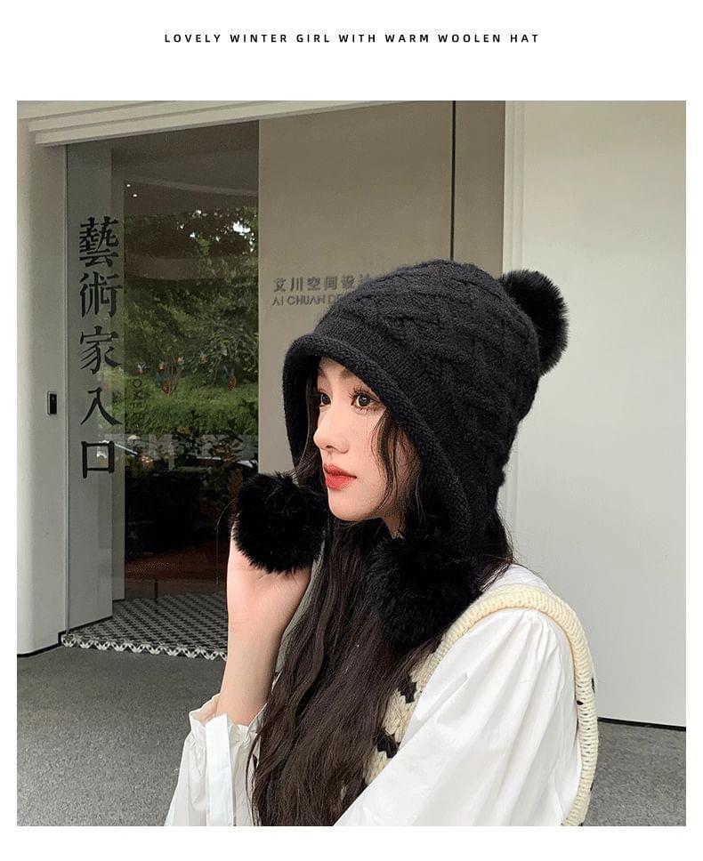 Pom Pom Knit Hat product image