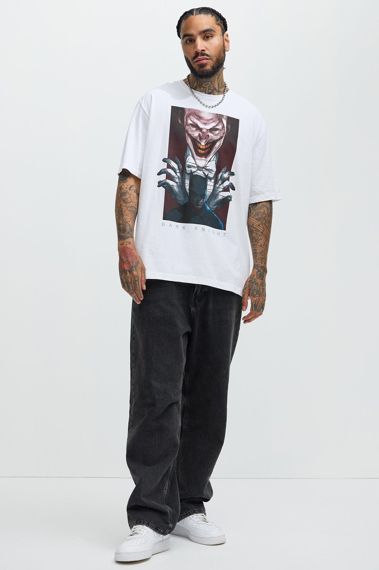 Batman vs Joker Short Sleeve Tee - White Product Image