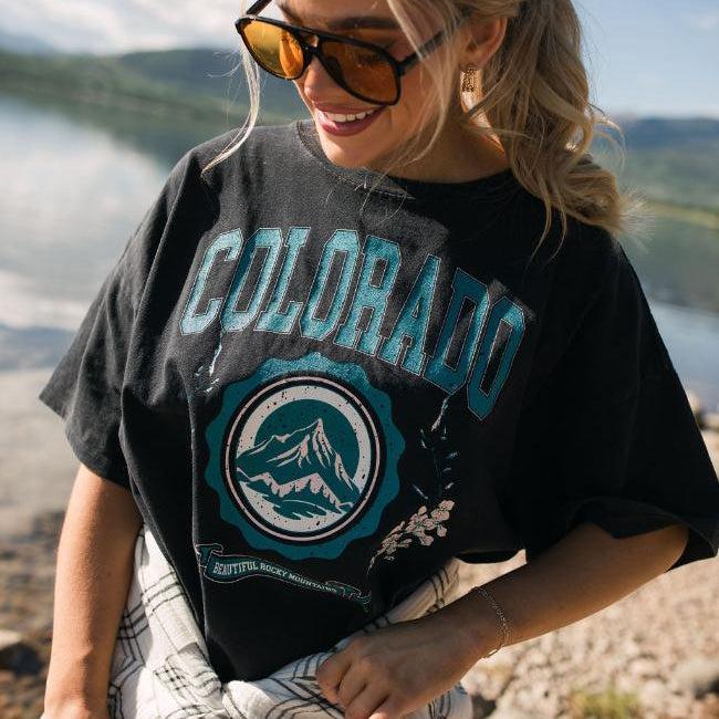 Colorado Black Hyfve Oversized Graphic Tee product image