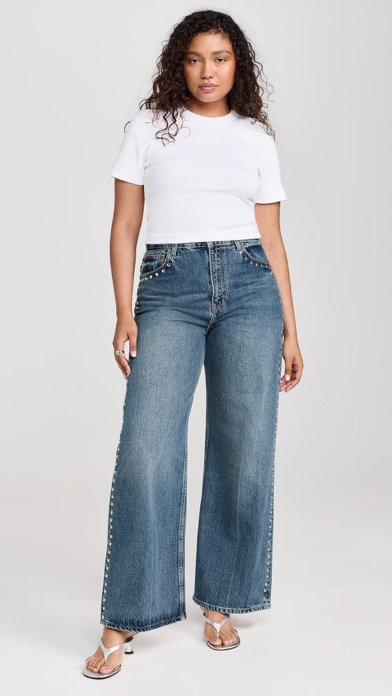 Reformation Cary High Rise Slouchy Wide Leg Jeans | Shopbop Product Image