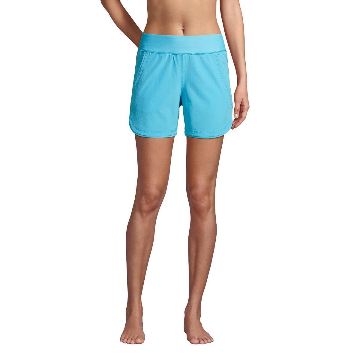 Womens Lands End 5 Quick Dry Swim Shorts With Panty Product Image