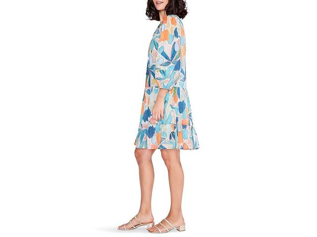 NIC+ZOE Citrus Grove Dress (Blue Multi) Women's Clothing Product Image