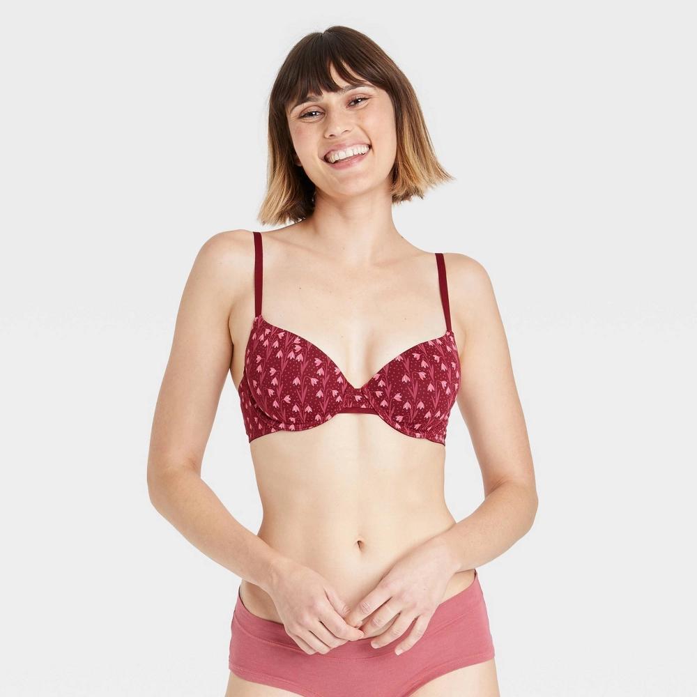 Women's Cotton Lightly Lined Demi T-Shirt Bra - Auden™ Product Image