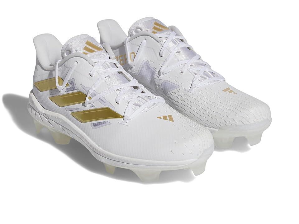 adidas Adizero Afterburner 9 TPU Cleats Cloud White 6.5 Mens Product Image