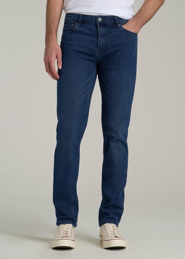 Dylan SLIM-FIT Jeans for Tall Men in Atlantic Blue Product Image