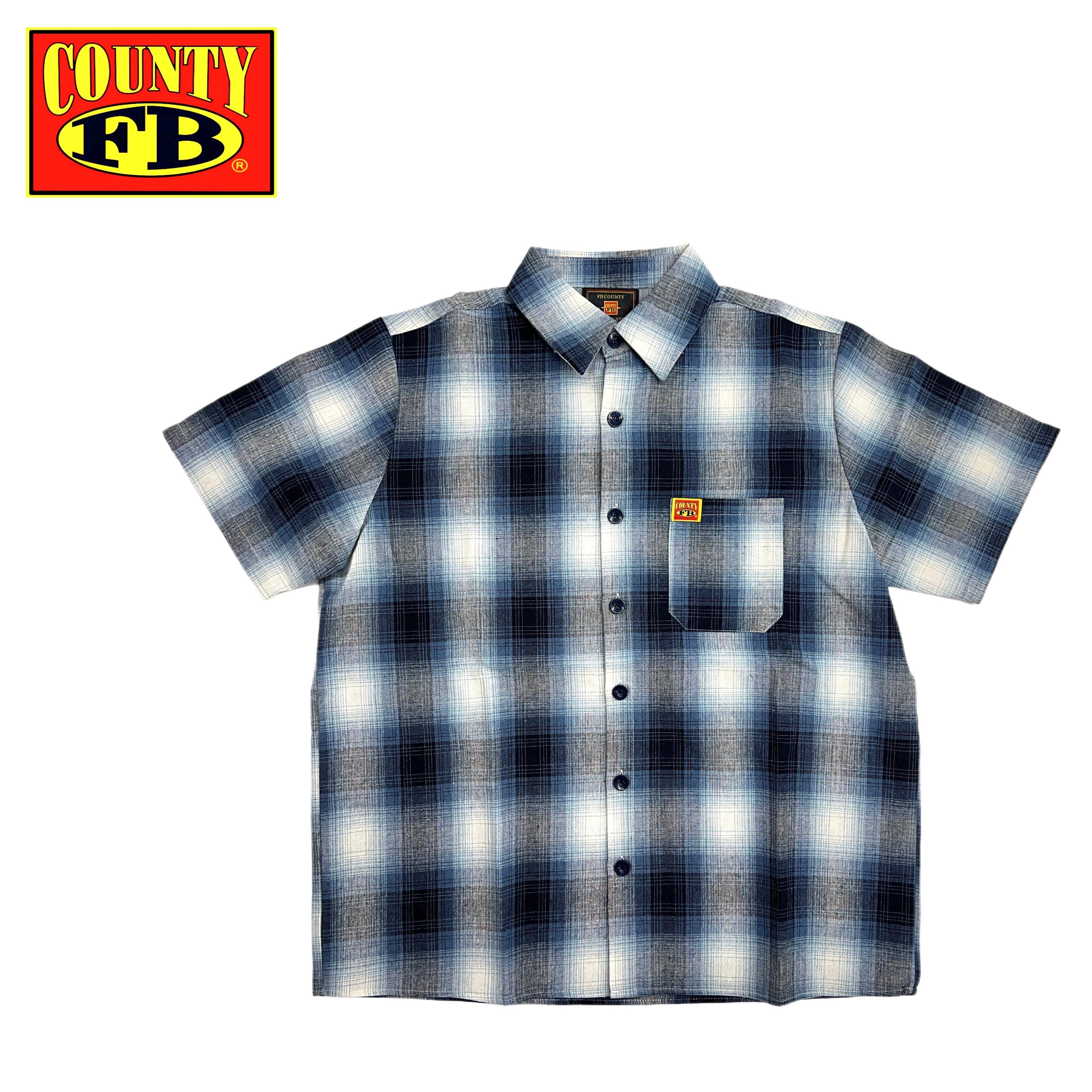 FB County Short Sleeve Checker Flannel Shirt Male Product Image