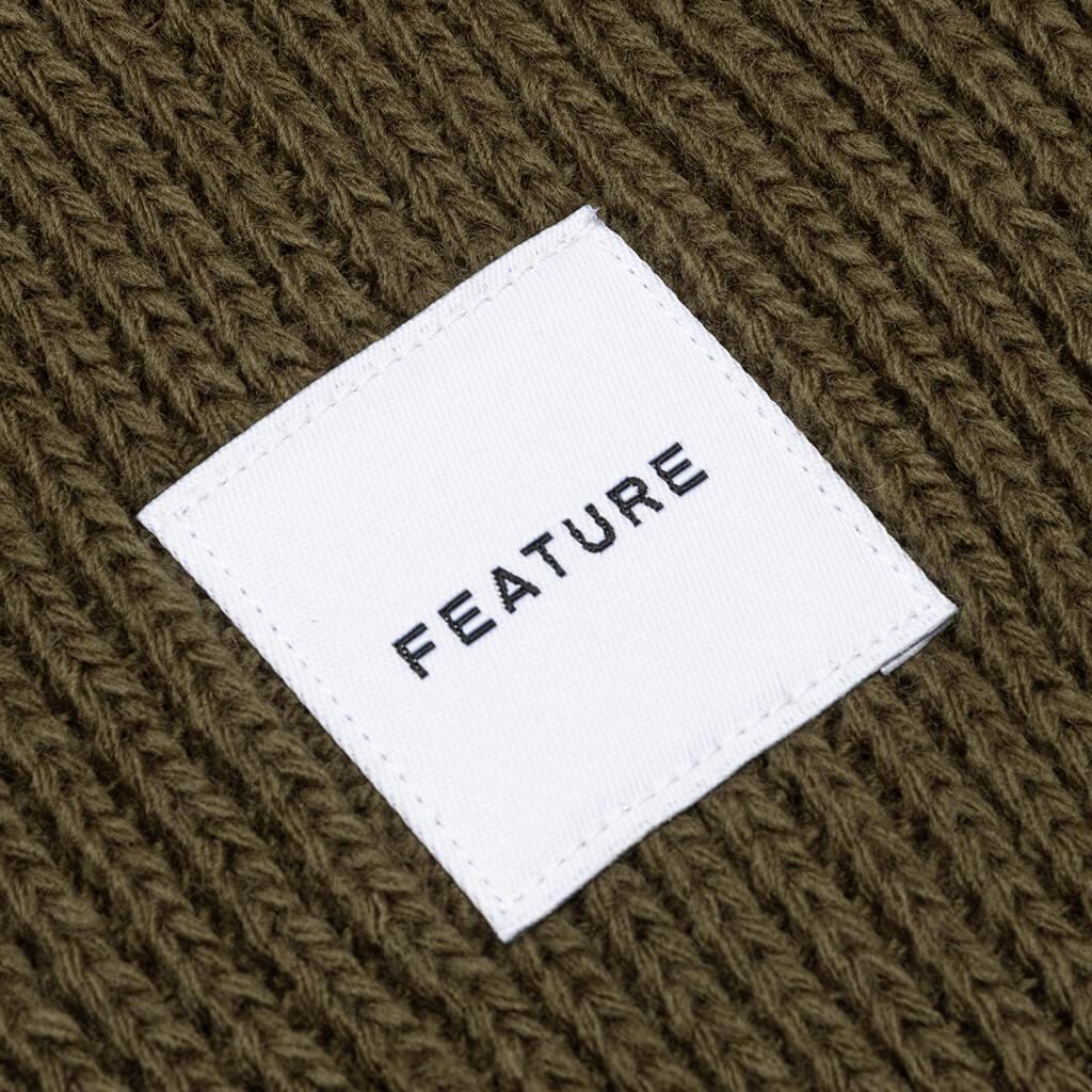 Oversized Beanie - Drab Male Product Image