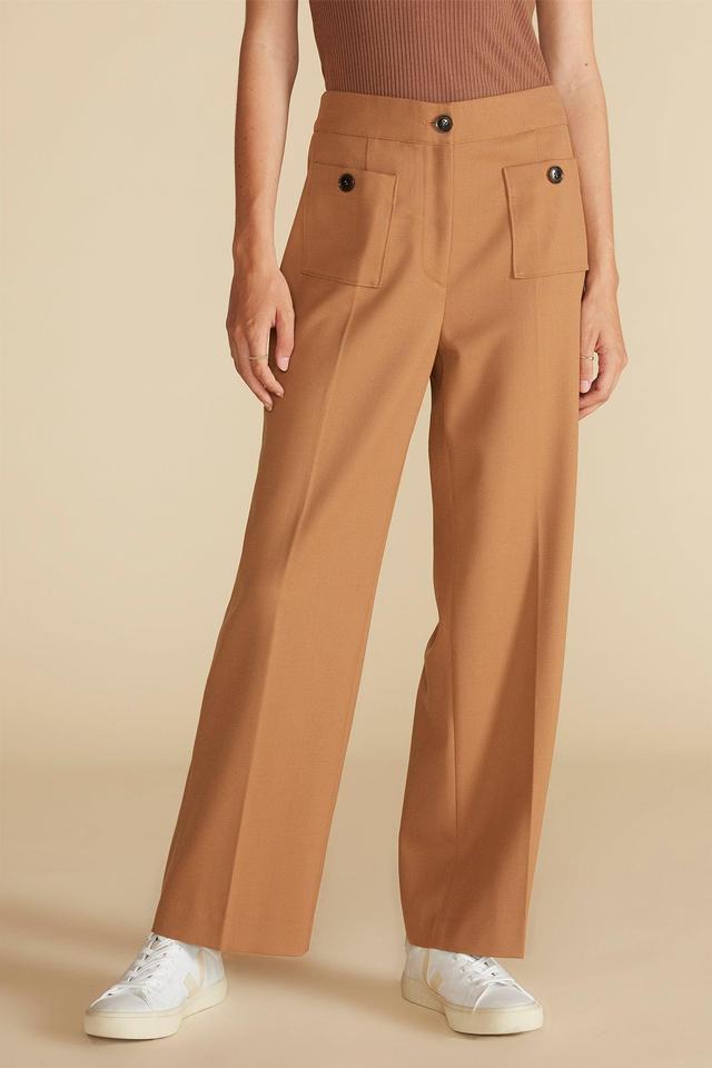 Alete Patch Pocket Pant - Camel Product Image